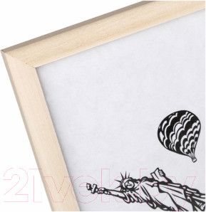 Изображение товара Рамка OfficeSpace №5 / РД_32408 (серебристый)