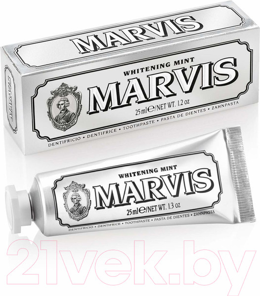 Изображение товара Зубная паста Marvis Белоснежная мята (25мл)