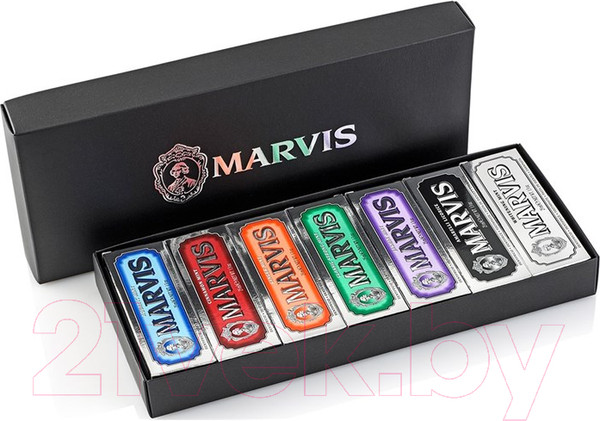 Изображение товара Набор зубных паст Marvis Ассорти (7x25мл)