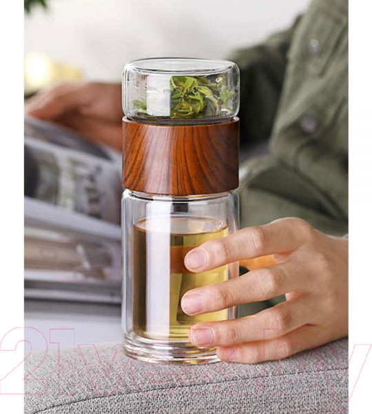 Изображение товара Бутылка для воды No Brand OZO / 14006.11 (коричневый)