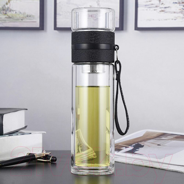 Изображение товара Бутылка для воды No Brand Terra / 14007.02 (черный)