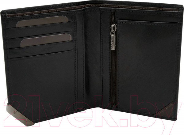 Изображение товара Портмоне Cedar Rovicky N484-RVTM-GN (черный/темно-коричневый)