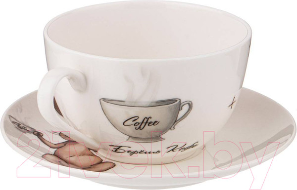 Изображение товара Чашка с блюдцем Lefard Счастье есть / 85-1795