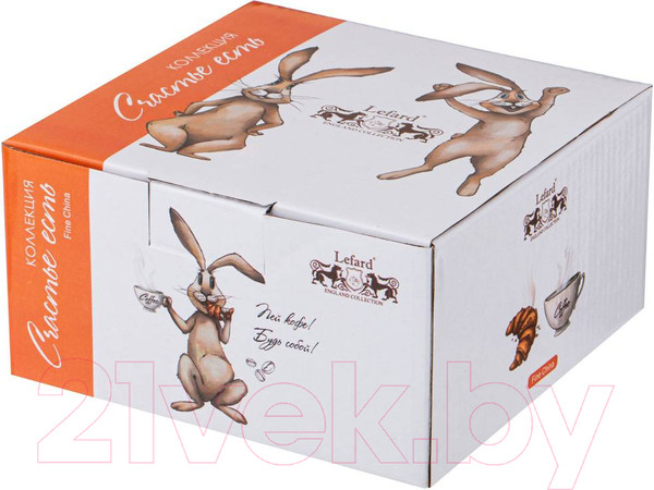 Изображение товара Чашка с блюдцем Lefard Счастье есть / 85-1795