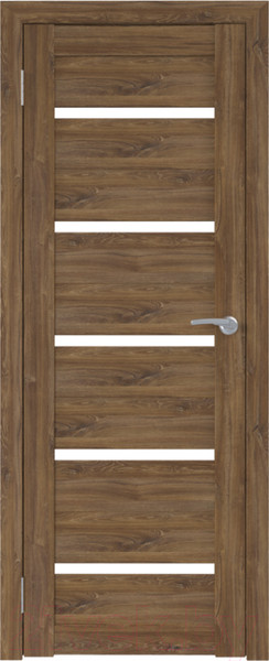 Изображение товара Дверь межкомнатная Юни Бона 01М 70x200 (дуб стирлинг/стекло белое)