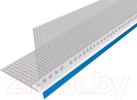 Изображение товара Уголок штукатурный Profigips ПВХ с сеткой и защитной лентой (2.5м)