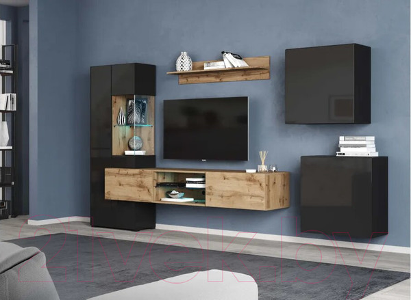 Изображение товара Горка НК Мебель Point тип-70 / 71774992 (дуб вотан/черный глянец)