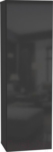 Изображение товара Шкаф навесной НК Мебель Point тип-20 / 71774435 (черный/черный глянец)