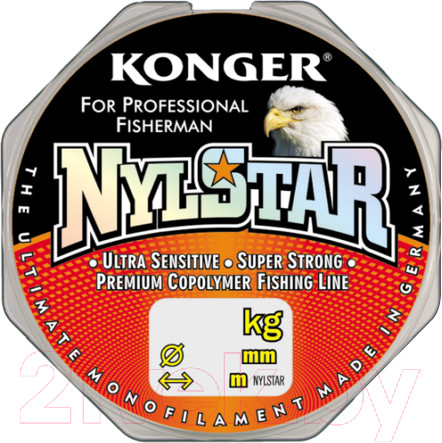 Изображение товара Леска монофильная Konger Nylstar 0.45мм 100м / 215100045