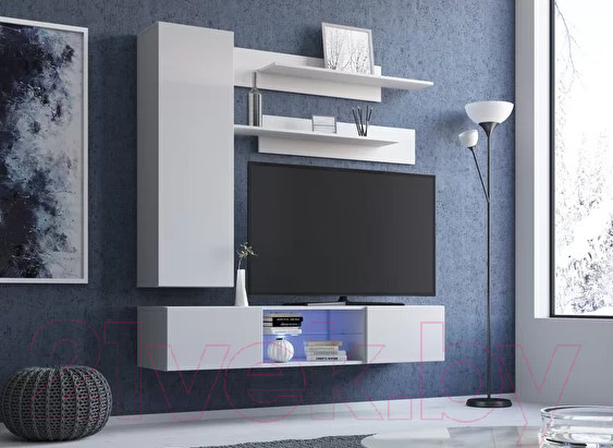 Изображение товара Тумба НК Мебель Point тип-33 / 71774446 (белый/белый глянец)