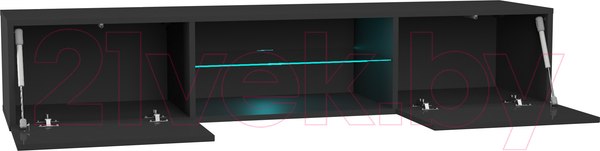 Изображение товара Тумба НК Мебель Point тип-33 / 71774447 (черный/черный глянец)