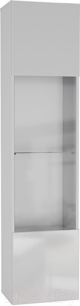 Изображение товара Шкаф навесной НК Мебель Point тип-42 / 71774455 (белый/белый глянец)