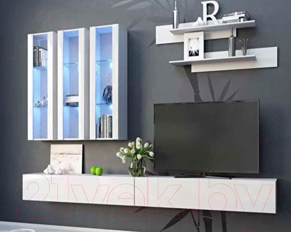 Изображение товара Комплект полок НК Мебель Point / 71774470 (белый)