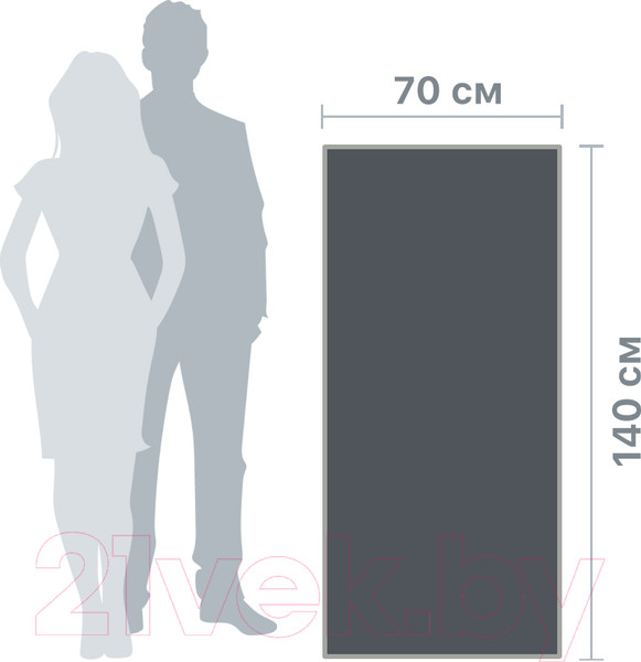 Изображение товара Полотенце Clam P021 70х140 (серый)