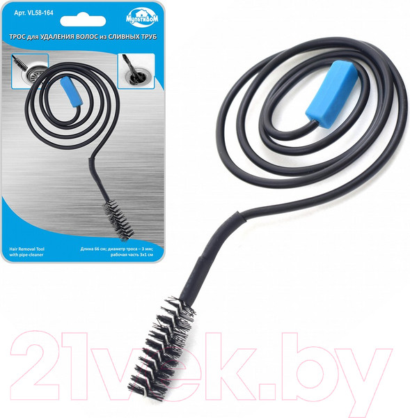 Изображение товара Трос сантехнический Мультидом VL58-164