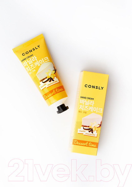Изображение товара Крем для рук Consly Dessert Time с ароматом ванильного чизкейка (100мл)