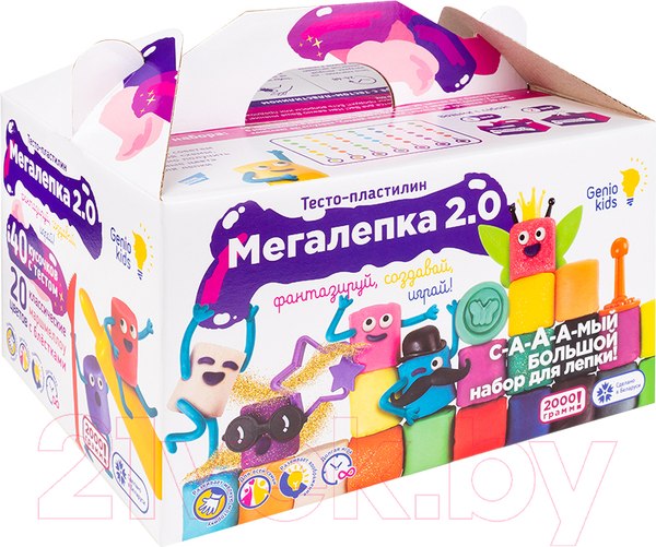 Изображение товара Набор для лепки Genio Kids Мегалепка 2.0 / TA2010
