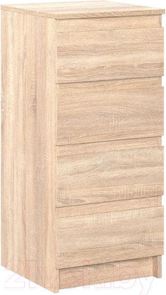 Изображение товара Комод НК Мебель Stern Т-2 4-я / 72674920 (16мм,дуб сонома)