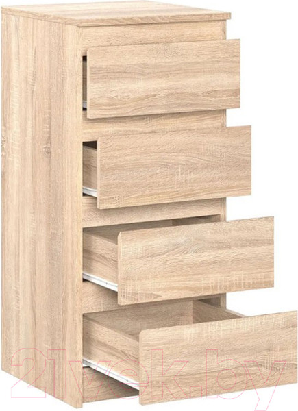 Изображение товара Комод НК Мебель Stern Т-2 4-я / 72674920 (16мм,дуб сонома)