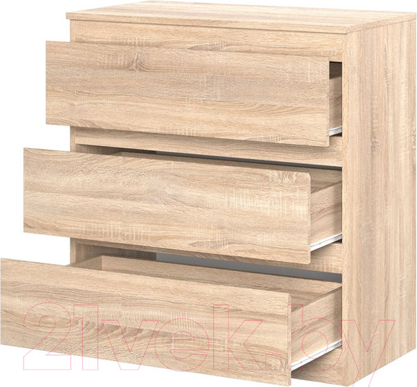 Изображение товара Комод НК Мебель Stern Т-3 3-я / 72674921 (16мм, дуб сонома)