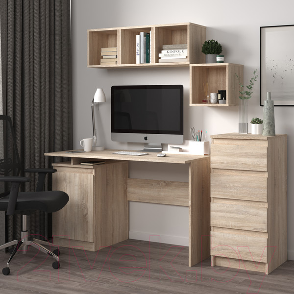 Изображение товара Письменный стол НК Мебель Stern Т-5 / 72674922 (16мм,дуб сонома)