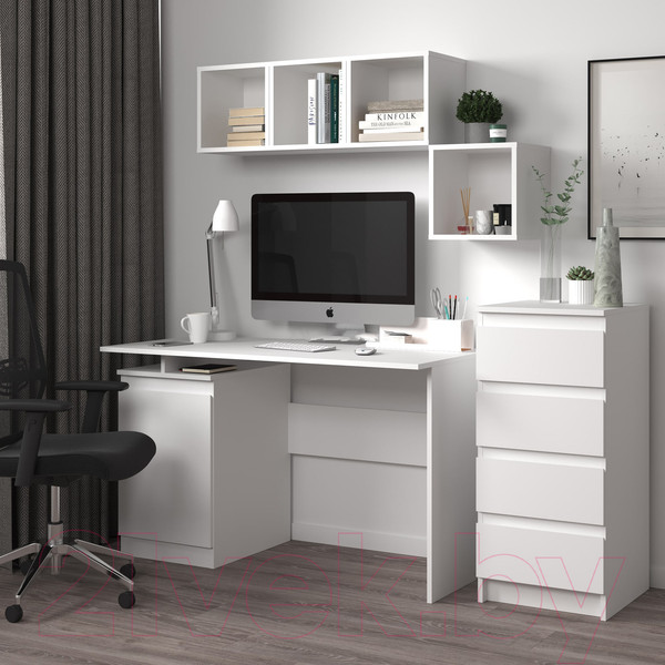 Изображение товара Полка-ячейка НК Мебель Stern Т-11 / 72674937 (16мм,белый)