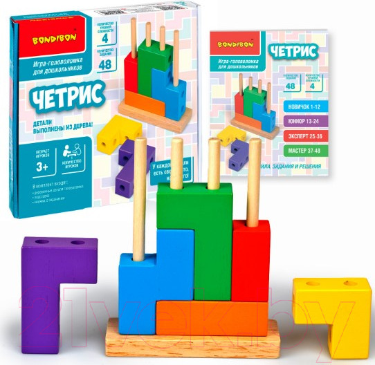 Изображение товара Развивающая игра Bondibon Четрис / ВВ5158