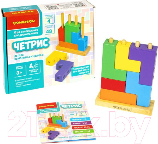 Изображение товара Развивающая игра Bondibon Четрис / ВВ5158