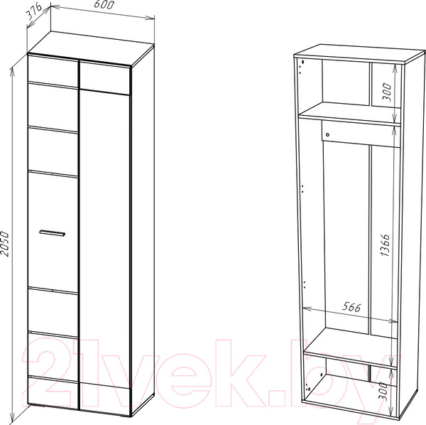 Изображение товара Шкаф НК Мебель Gloss 64x64 / 73374540 (белый/белый глянец)