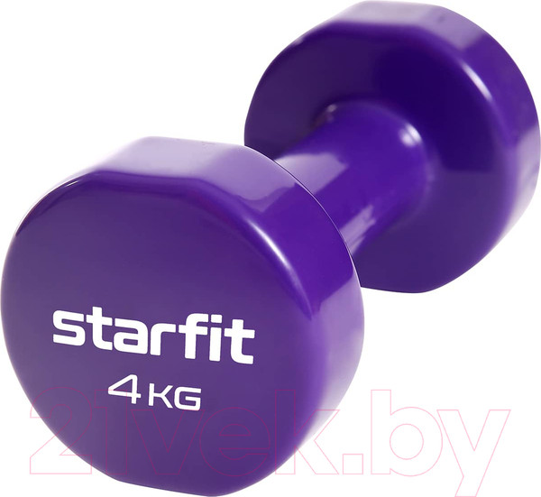 Изображение товара Гантель Starfit DB-101 (4кг, фиолетовый)