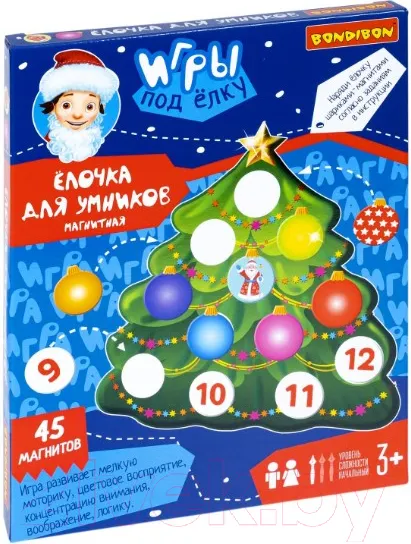 Изображение товара Развивающая игра Bondibon Елочка для умников / ВВ5188