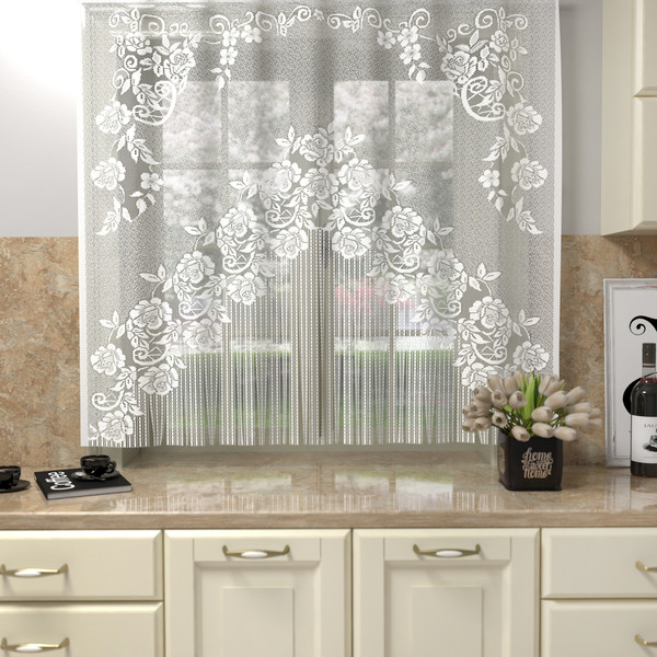 Изображение товара Гардина Лента М186 (155x170, белый)