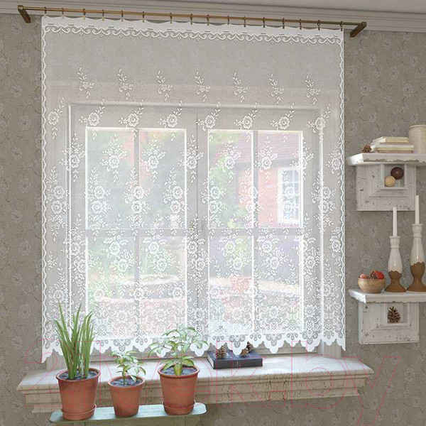 Изображение товара Гардина Лента М493 (165x170, белый)