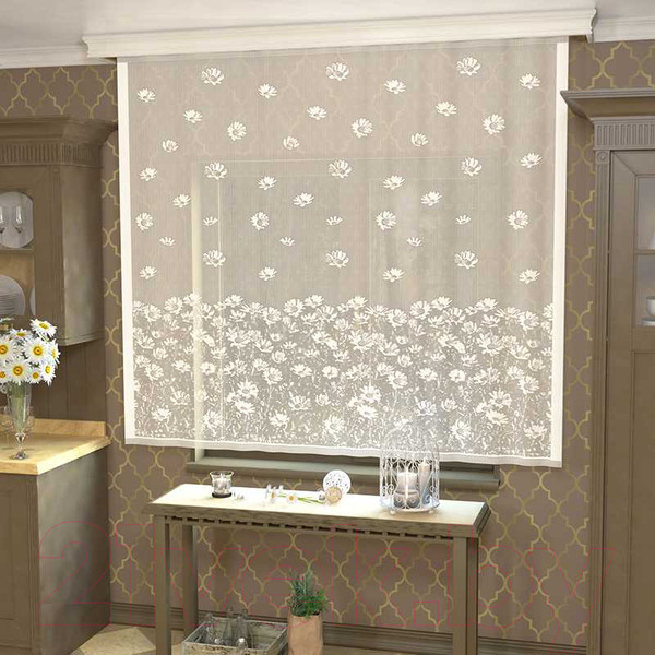 Изображение товара Гардина Лента Е147 (170x165, белый)