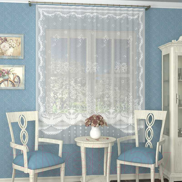 Изображение товара Гардина Лента М166 (200x170, белый)