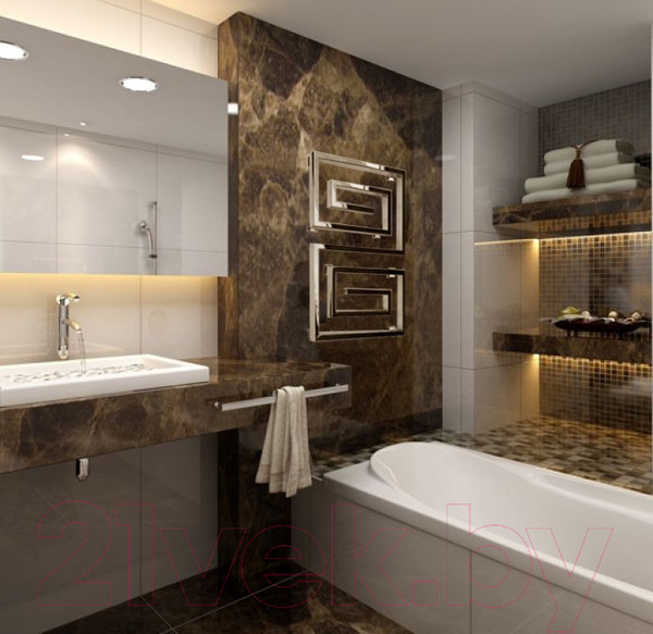 Изображение товара Полотенцесушитель водяной Ростела Гармония L 60x123 (1/2")