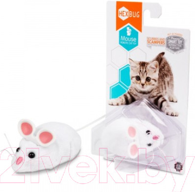 Изображение товара Игрушка для животных Hexbug Мышка Уайт / 480-4081-00GL12 (белый)