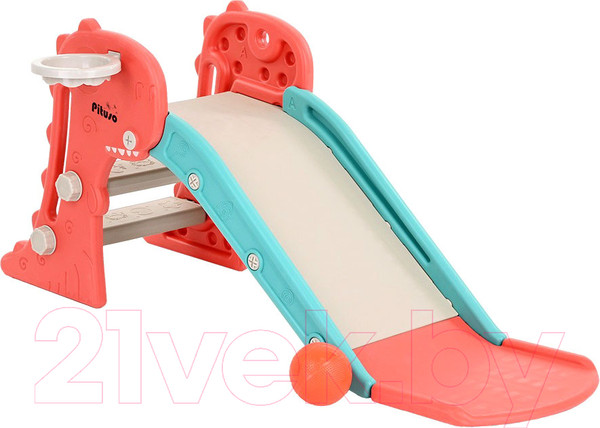 Изображение товара Горка Pituso Веселый динозаврик / UN-DW37 (красный)