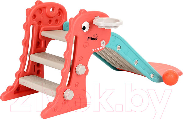 Изображение товара Горка Pituso Веселый динозаврик / UN-DW37 (красный)