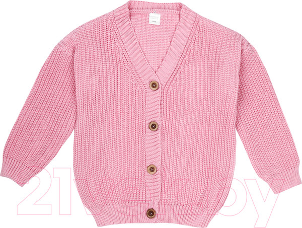 Изображение товара Кардиган детский Amarobaby Knit / AB-OD21-KNIT19/06-104 (розовый, р. 104)