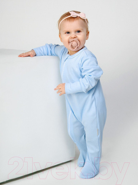 Изображение товара Комбинезон для малышей Amarobaby Fashion / AB-OD21-FS3/19-74 (голубой, р. 74)