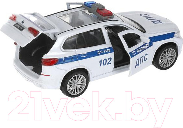 Изображение товара Автомобиль игрушечный Технопарк BMW X5 M-Sport Полиция / X5-12POL-WH