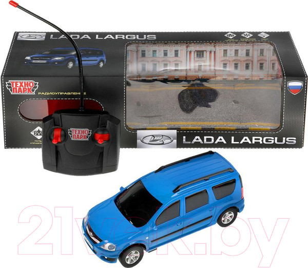 Изображение товара Радиоуправляемая игрушка Технопарк Lada Largus / LADALARGUS-18L-BU (синий)