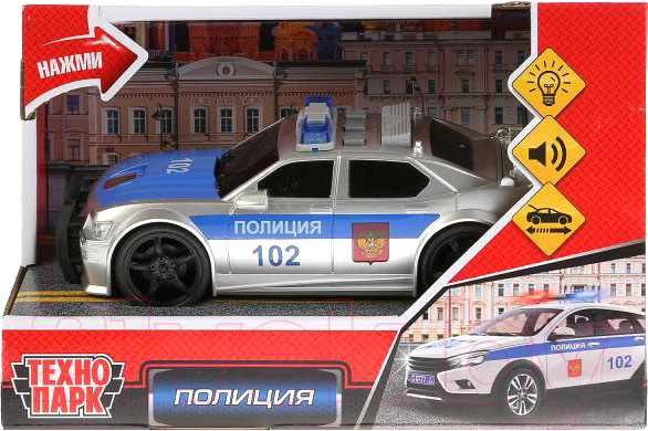 Изображение товара Автомобиль игрушечный Технопарк Седан Полиция / WY500-POL