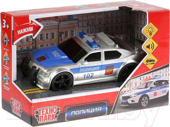 Изображение товара Автомобиль игрушечный Технопарк Седан Полиция / WY500-POL