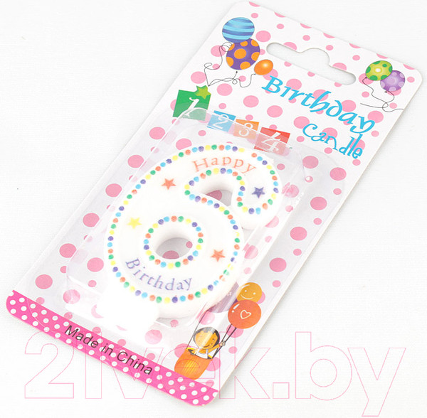 Изображение товара Свеча для торта Darvish Цифра 6 / DV-H-1112 (6)