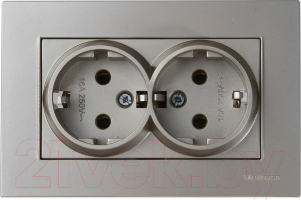 Изображение товара Розетка Mutlusan Rita 2220 202 0283 (титан)