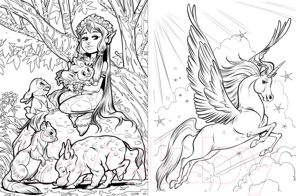 Изображение товара Раскраска Эксмо Большая книга фееричных раскрасок (Есаулов И.В.)