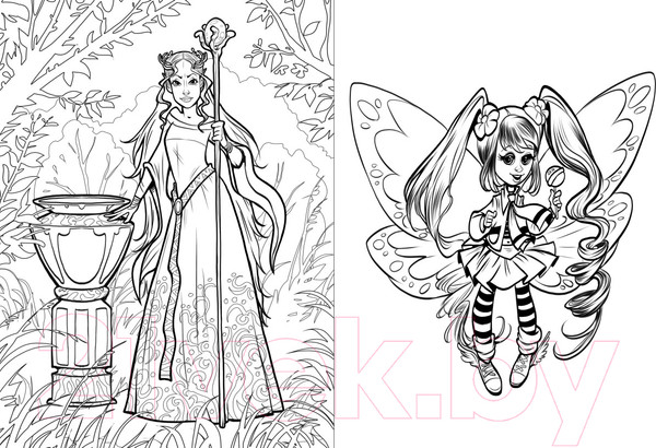 Изображение товара Раскраска Эксмо Большая книга фееричных раскрасок (Есаулов И.В.)