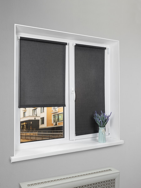 Изображение товара Рулонная штора Lm Decor Джинс LM 44-02 38x160 (темно-серый)